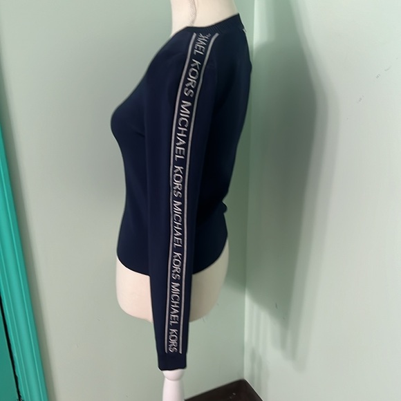 Michael Kors ribbed side logo tape stretchy top - Picture 5 of 8
